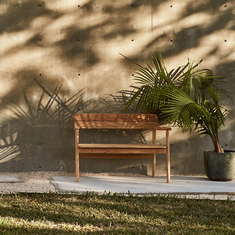 Tanso Outdoor Teak Bench