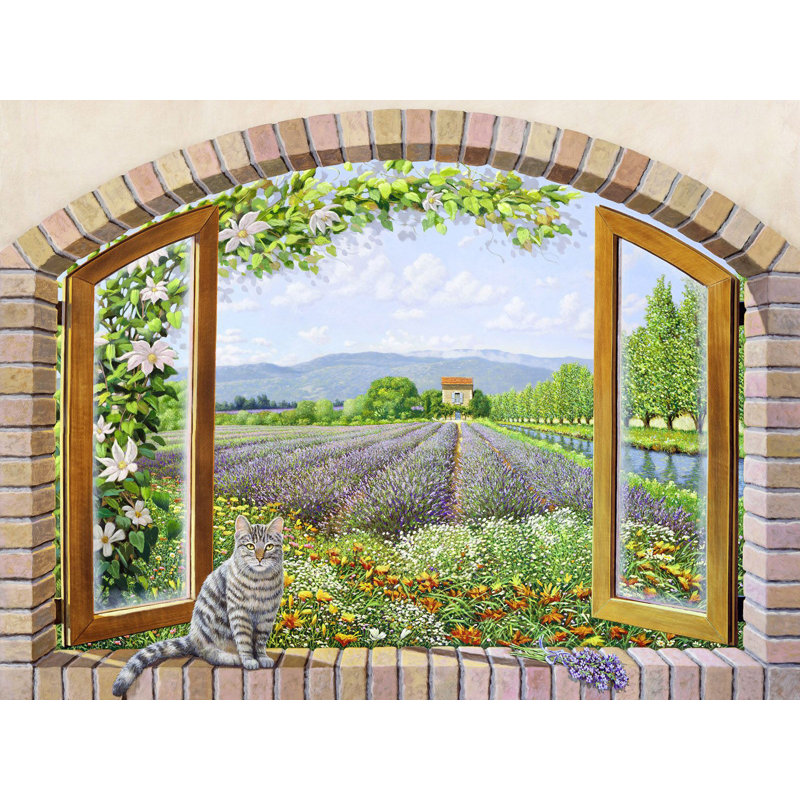Window In Provence by Andrea Del Missier - Wrapped Canvas Painting, 60cm H x 80cm W x 4cm D