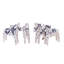 3.7'' Handmade Wood Animals Hanging Figurine Ornament