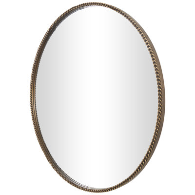 Parlee Metal Circle Wall Mirror