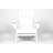 3 Folding Chair In White. Enjoy A Spacious And Comfortable Seat. . . Simple Assembly Process White With Side Table. Outdoors Comfort. Weather . Quick Install-1266549459
