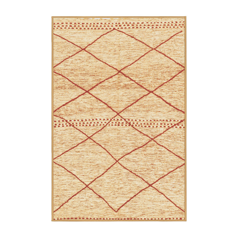 Tapis brun Abstract 3070, Rectangle 7 pi x 9 pi