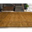 Hand Knotted Wool Area Rug in Gold