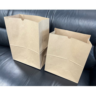 PAPER BAG WITH NO HANDLES 300CT 13"(L) x 7"(W) x 17"(H)