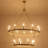Wiam 40 in. 20 Light 2-Tiers Candle Style Dimmable Farmhouse Wagon Wheel Chandelier for Entryway Living Room Bedroom Foyer-356653041