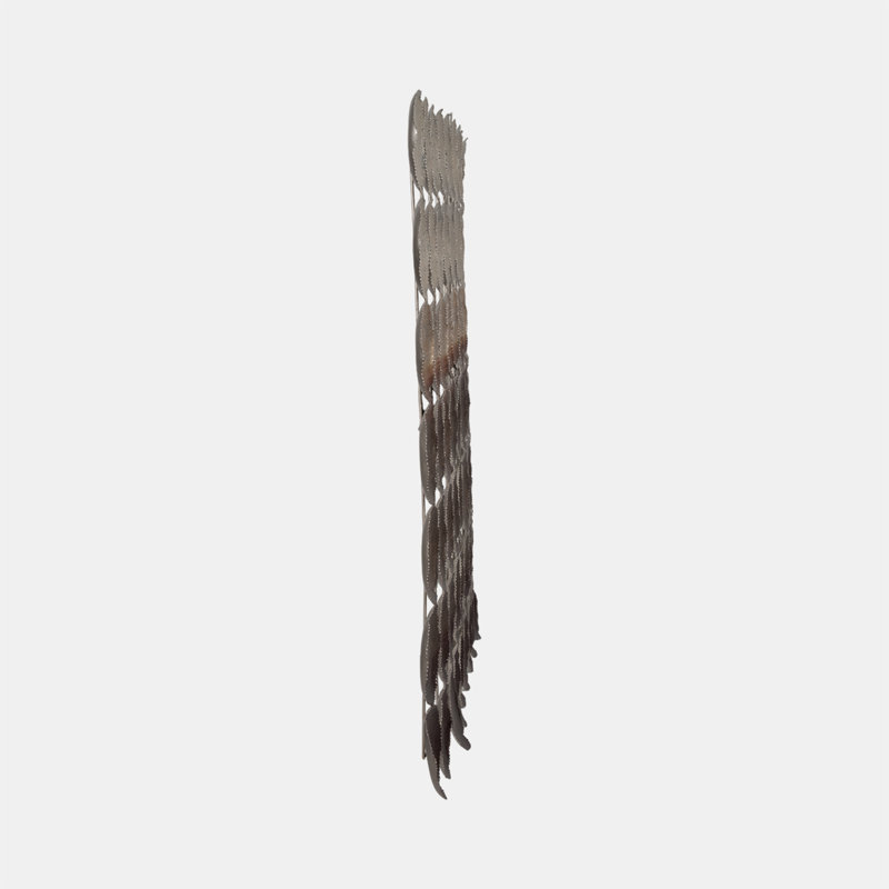 70" x 56" Metallic Ombre Iron Wall Art in Bronze and Black