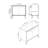 Lunea 36'' Single Bathroom Vanity with Drop-In Ceramic Sink – Soft-Close Doors, Generous Storage & Nordic Minimalist Style-343160282