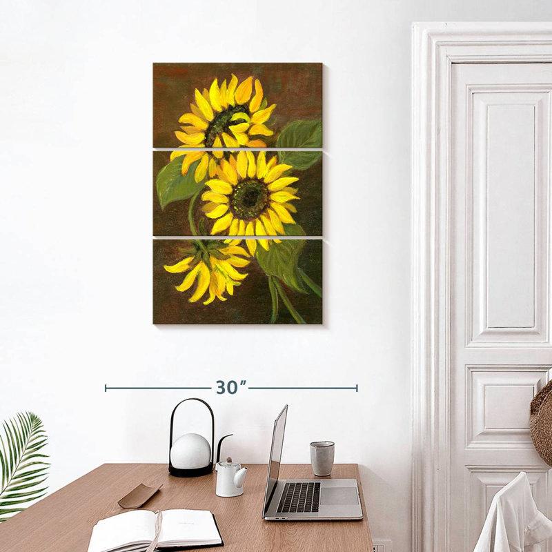 Harnek Rustic Sunflowers, 32" H x 20" W
