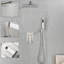 Robinet de douche mural avec valve brute-81766135