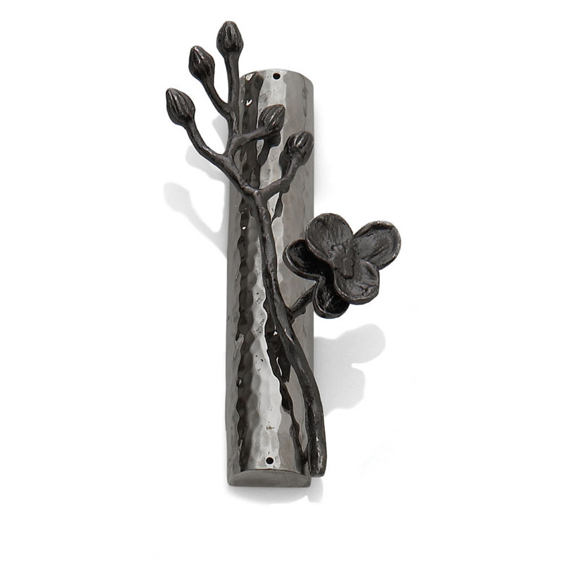 Orchid Nickelplate Mezuzah, Black
