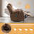 Upholstered Heated Massage Chair-423692566