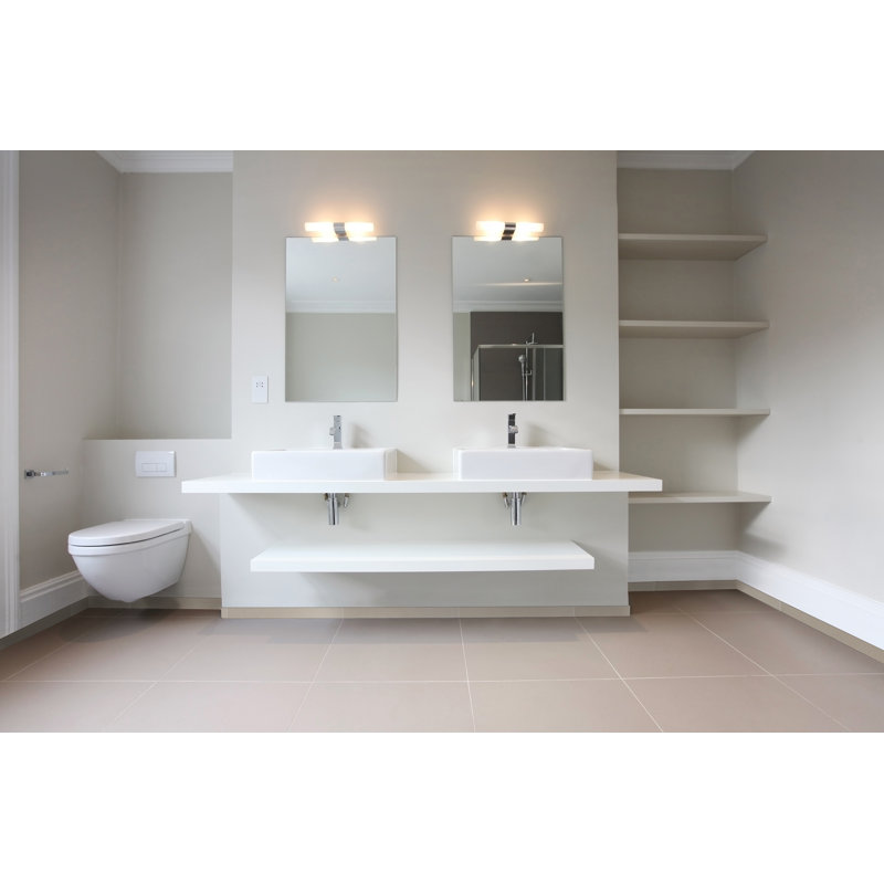 Westvale 2 in. x 24 in Matte Porcelain Bullnose Tile Trim, Sand