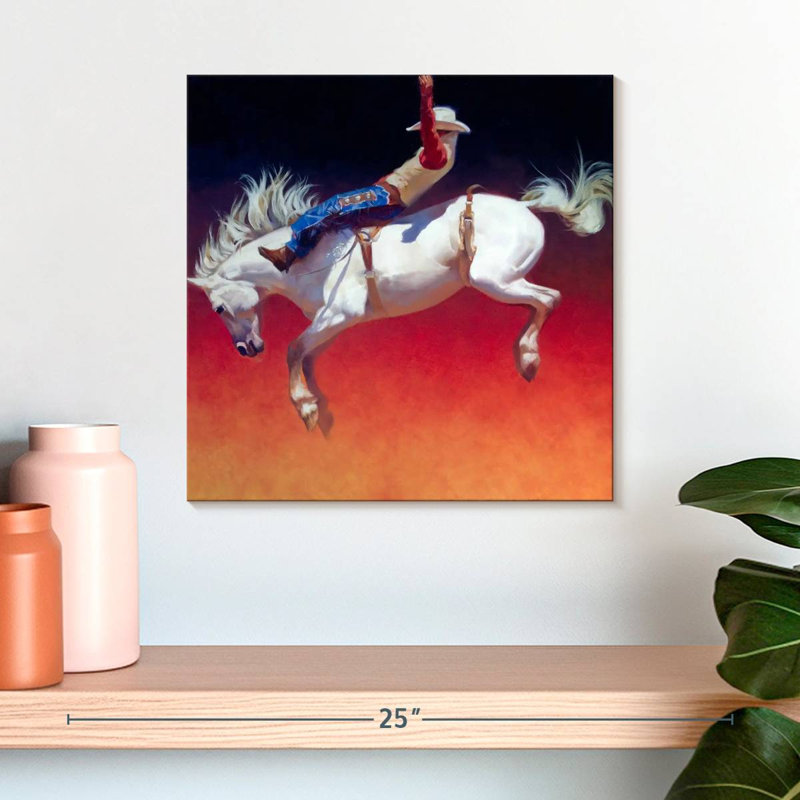 Mehar Rodeo Fireworks, 16" H x 16" W