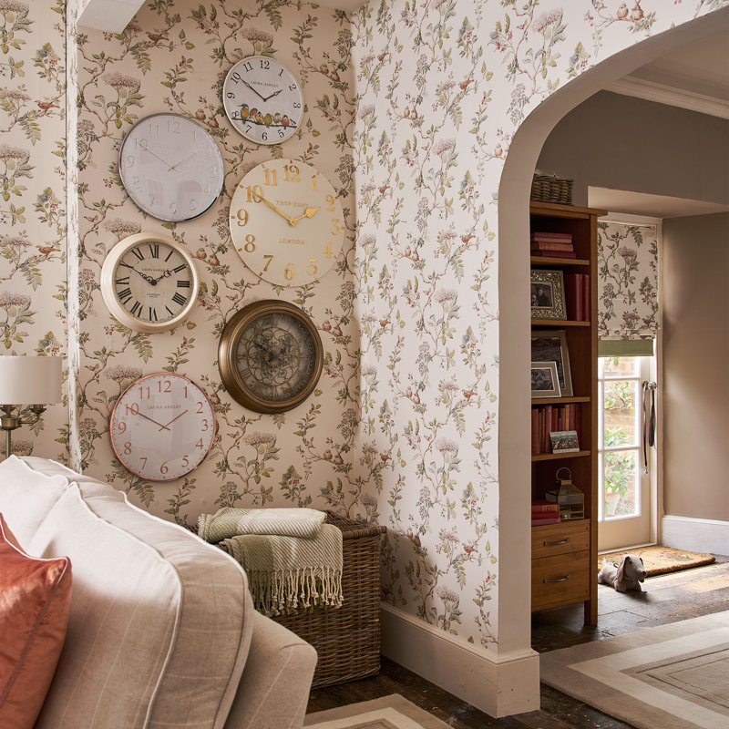 Laura Ashley Elderwood Wallpaper Roll, Natural