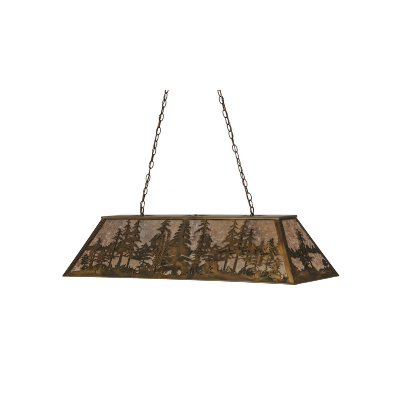 Rustic Lodge 6 - Light Pendant, 45" H x 48" W x 17" D