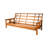 Johnte Full-Size Futon Frame with Innerspring Mattress-23688493-23688502-78630396
