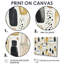 Impression sur toile Boho Bathries - beige et brun II-120413236-120413240-120413241