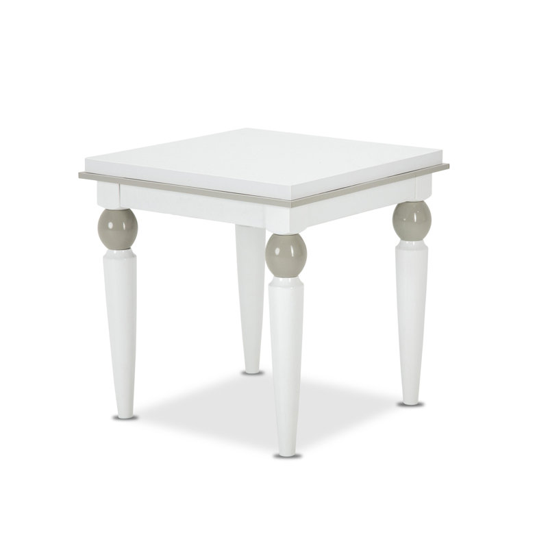 Sky Tower End Table, Cloud White