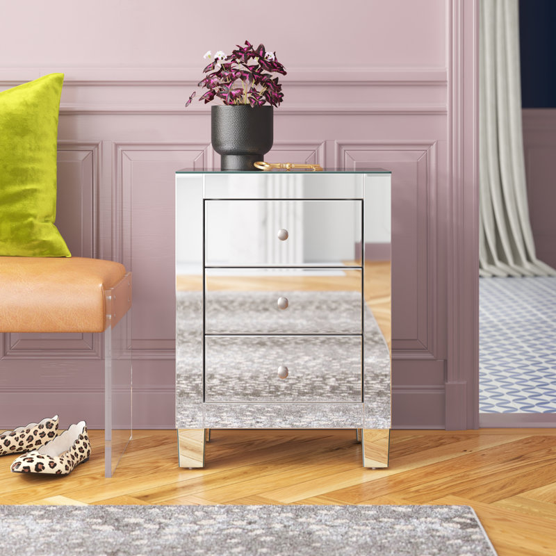 Commode décorative 3 tiroirs Brixton