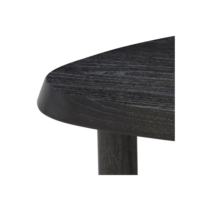 Table basse Briel Bril L, Noir, H 9,84 po x L 25 po x l 23 po