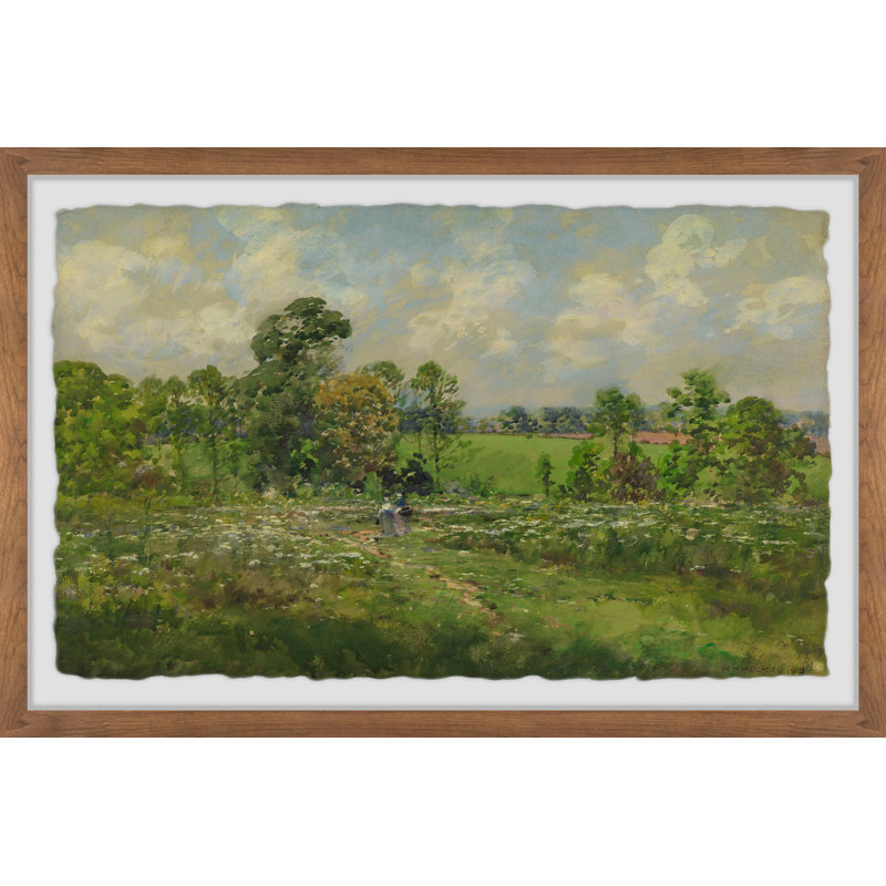 «Flowery Meadow», reproduction encadrée, H 12 po x l 18 po