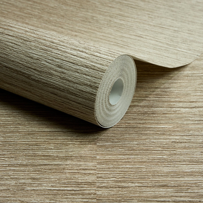 Textured Vibes Collection Irregular Stripes Wallpaper Roll, Gold