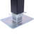 8,000 Lbs. Top Wind Weld On Square Tube Drop Leg Jack