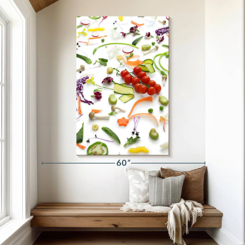 Yarlin Vegetable Varieties, 51" H x 34" W