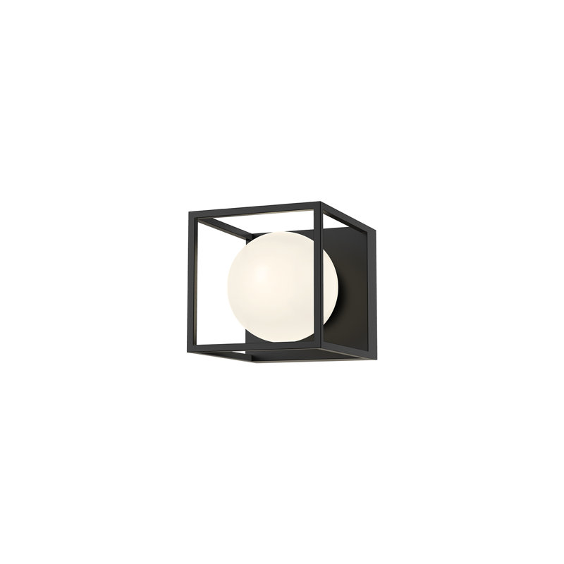 Barre de salle de bain Davida, Noir mat, 1
