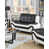 Similicuir noir / blanc est en rupture de stock