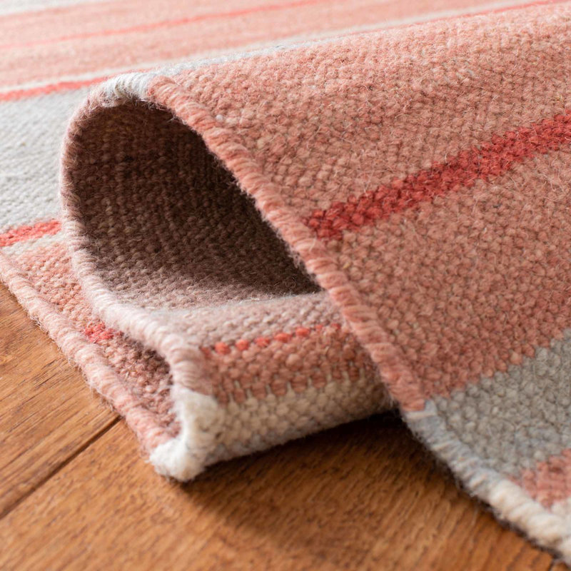 Ralph Lauren San Simeon Stripe Wool Striped Rug, Rectangle 4' x 6'