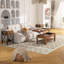 Berardina 3 - Piece Living Room Furniture Set, Modern Brown Lift-Top Coffee Table with Hidden Storage & Nightstand Set of 2 with Drawer and Open Shelf-929476470