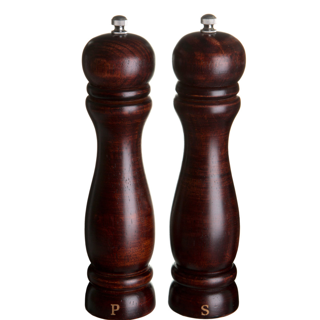 Brand Wood No Salt And Pepper Shaker Set