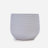Handmade White Textured Ceramic Planter Set of 3 (9.45"×8.07", 7.48"×6.3", 5.31"×4.49"), Indoor & Outdoor Flower Pots for Orchids, Succulents by Window, Couchside - Breathable Clay-129387869
