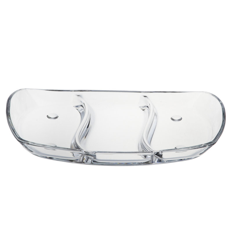 Ensemble de plateaux en verre Medico, H 4 po x L 11,75 po x l 6,5 po