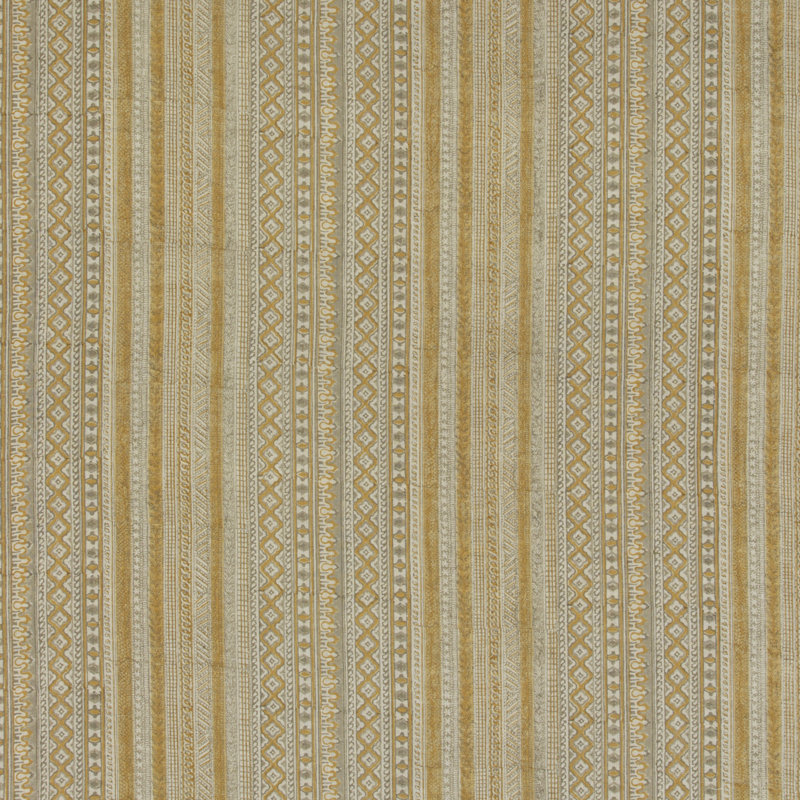 East to West Kapisi Linen Fabric, Ochre