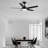 48" Modern Contemporary  Led Ceiling Fan With Remote Control