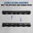 GunSafe Wall Mounted Rifle Rack - Securely Store Up to 6 Guns