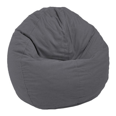 Fauteuil à billes classique avec billes de polystyrène et coussins en coton pour enfants