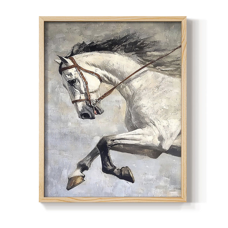 ANIMALS Series CCCCXX, reproduction encadrée - bois massif, H 30 po x l 24 po