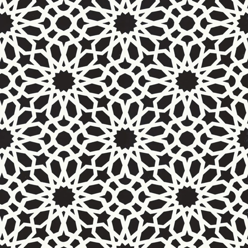 Papier peint Agadir, Noir