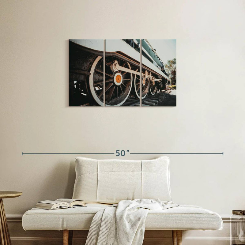 Mehar Old Train, 20" H x 33" W