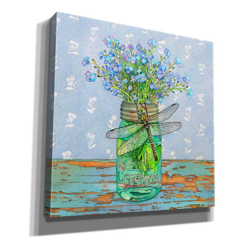 Epic Graffiti 'Forget-me-not'  by Marvindale Canvas Wall Art, 12" x 12", 12" H x 12" W