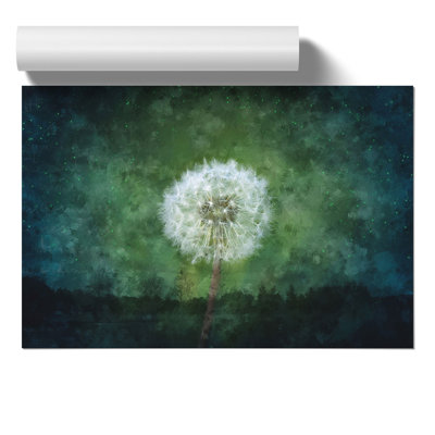 Dandelion Seeds Painting - Frameless Print