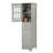 Tall Bathroom Cabinet, Freestanding Storage Cabinet With Drawer And Doors, MDF Board, Acrylic Door, Adjustable Shelf, Grey-1262337285