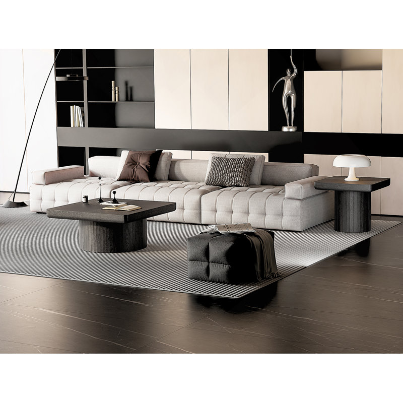 Ensemble de tables basses Modern Modern, Noir