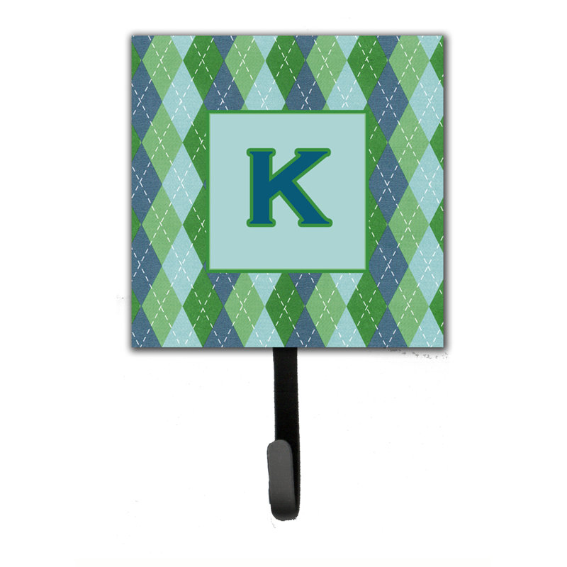 Crochet mural argoyle monogramme, K