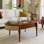 Table basse vintage de style américain