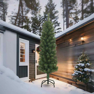 Slim Artificial Christmas Tree