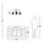 Rolandat 27" W 3-Light Dimmable Vanity Light-28825092